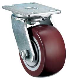 60 Series: Drop Forged Casters 2000 lbs capacity each